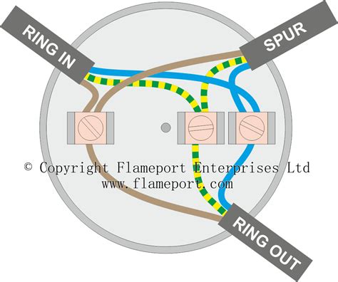 extending ring main using junction boxes|round electrical box extension ring.